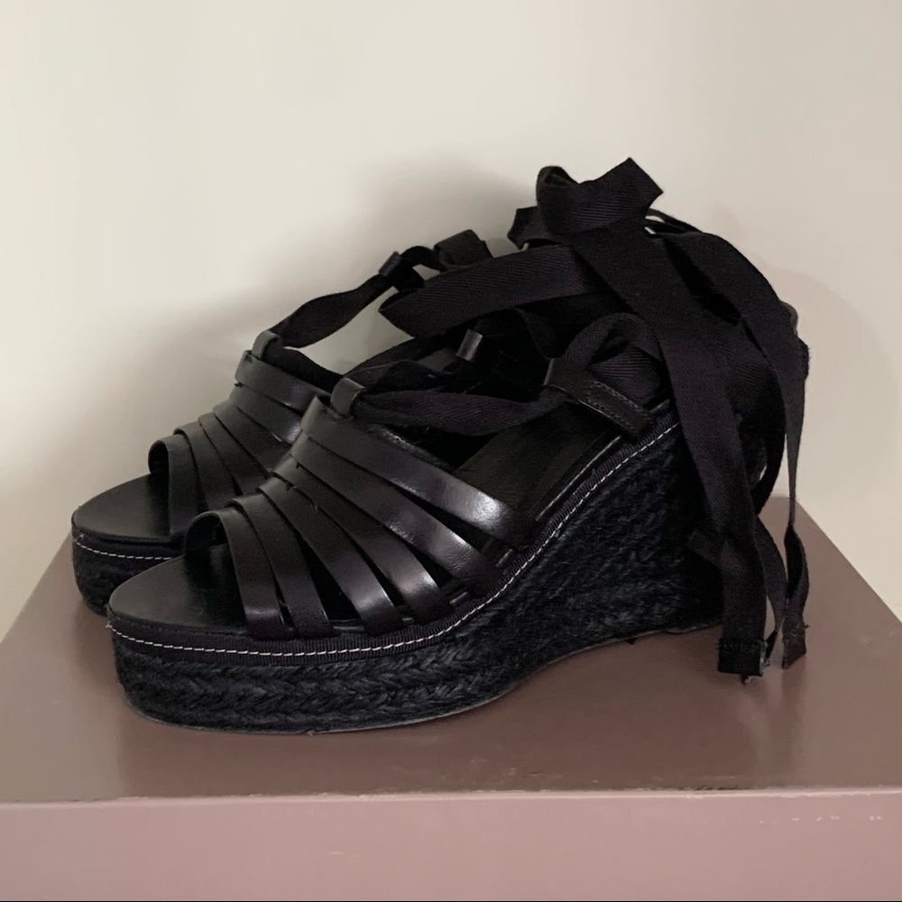 NWOT J. Crew ballerina strap espadrilles wedge heels